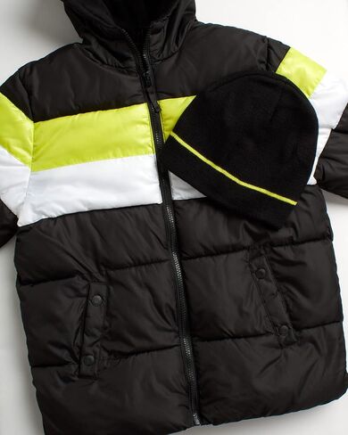 iXtreme Toddler Little Boys' Winter Jacket - Water Resistant Bubble Puffer Windbreaker Jacket (Sizes: 2T-7) in Saudi Arabia