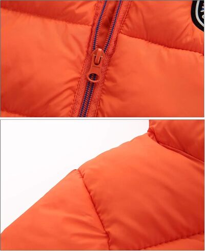 Happy Cherry Baby Kids Hooded Winter Coat Puffer Down Jacket Windproof Fleece Lined in Saudi Arabia