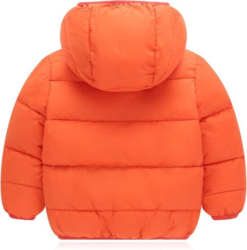 Happy Cherry Baby Kids Hooded Winter Coat Puffer Down Jacket Windproof Fleece Lined in Saudi Arabia