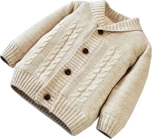Baby Boys Girls Sweatshirt Sweaters Toddler Cardigan Warm Outerwear Jacket in Saudi Arabia