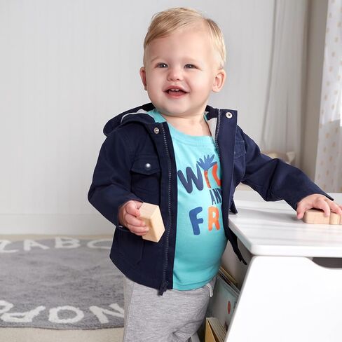 Gerber Baby Hooded Cotton Twill Utility Jacket (Infant Toddler) in Saudi Arabia