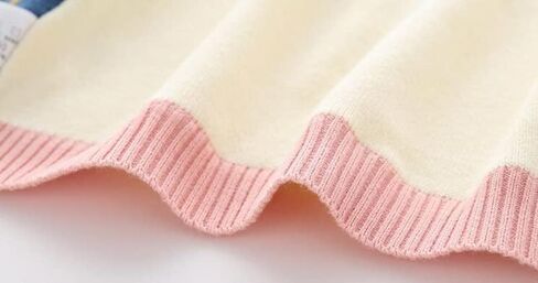 Unisex Baby Sweater Vest Knitted Soft Uniform Cotton V-Neck Sleveeless Waistcoat Vest in Kuwait