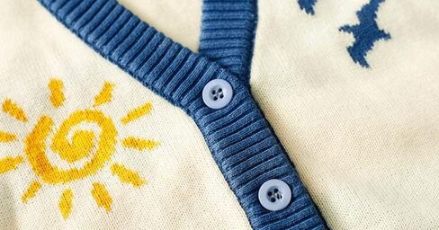 Unisex Baby Sweater Vest Knitted Soft Uniform Cotton V-Neck Sleveeless Waistcoat Vest in Kuwait