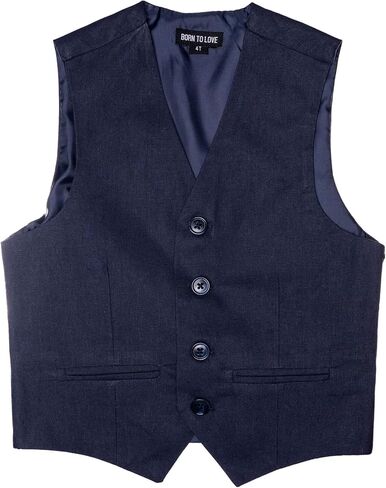 Born to Love Vest for Baby Toddler Kids Ring Bearer Pageboy Wedding Formal Herringbone Outfit in Saudi Arabia