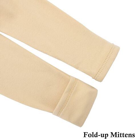 Aablexema Baby Pajamas Organic Cotton Zipper Outfit Newborn Infant One-Piece Footies with Mitten Cuffs in Saudi Arabia