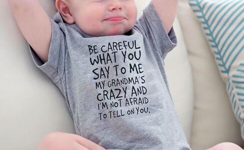Loveternal Neutral Baby Girls Boys Cotton Romper Cute Saying Newborn Clothes 0-12 Months | Neutral Clothes 0-12 Months in Saudi Arabia