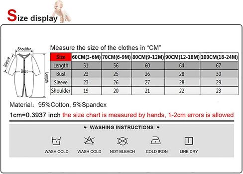 Newborn Baby Boys Girls One Piece Romper With Mitten Cuffs 3 Pack Long Sleeve Ribbed Button Jumpsuit Outfit Clothes in Saudi Arabia