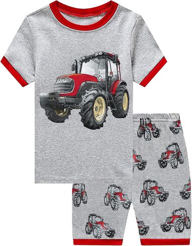 Little Hand Toddler Boys Pajamas Cotton Summer Pjs for Boy Jammies Dinosaur Train Sleepwear Short Sets in Saudi Arabia