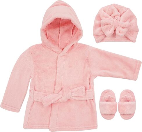 Rising Star Baby Toddler Robe Or Kids Robe for Girls and Boys - Kids & Baby Bath Robe Spa Set with Washcloth or Slippers in Saudi Arabia