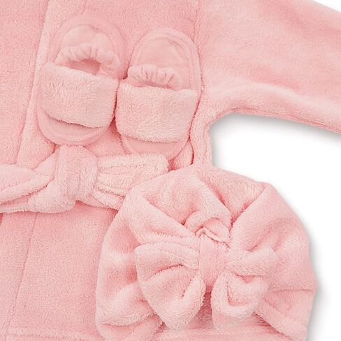 Rising Star Baby Toddler Robe Or Kids Robe for Girls and Boys - Kids & Baby Bath Robe Spa Set with Washcloth or Slippers in Saudi Arabia