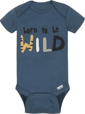 Onesies Brand Baby 3 Onesies 3 Pants Outfit Bundle Mix n Match Newborn to 12M, Black Yellow Tiger Stripe, 3-6 Months in Kuwait