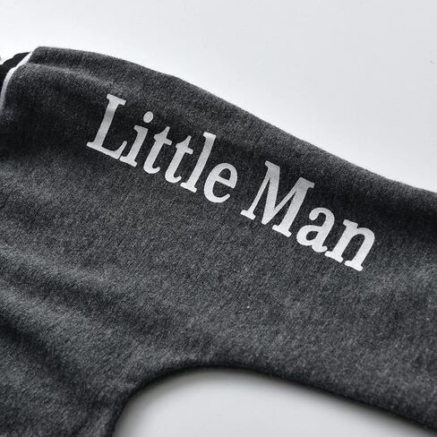 KuKitty Newborn Infant Baby Boy Clothes Long Sleeve Romper + Pants + Hat 3PCS Outfits Set in Kuwait