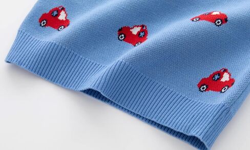 Azalquat Toddler Baby Boy Knit Sweater Pullover Cotton Cartoon Sweatshirt in Saudi Arabia