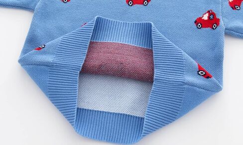 Azalquat Toddler Baby Boy Knit Sweater Pullover Cotton Cartoon Sweatshirt in Saudi Arabia