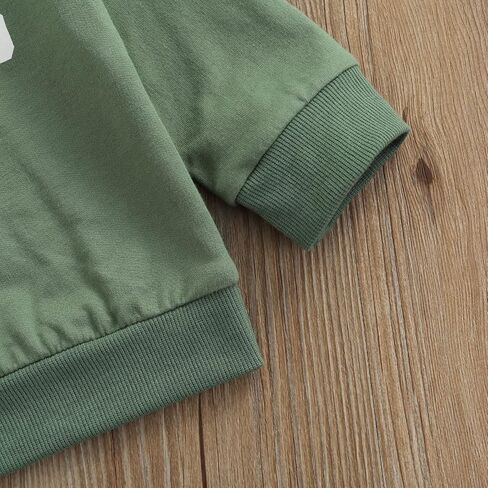 Newborn Infant Baby Boys Pullover Dad's Little Dude Sweatshirt Long Sleeve Casual Sweater Fall Clothes in Saudi Arabia