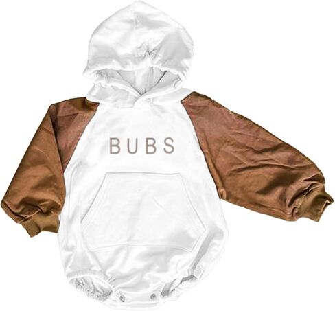 Ayalinggo Baby Sweatshirt Onesie Oversized Romper Crewneck Pullover Hoodie Sweater Infant Boy Girl Fall Winter Outfit in Saudi Arabia