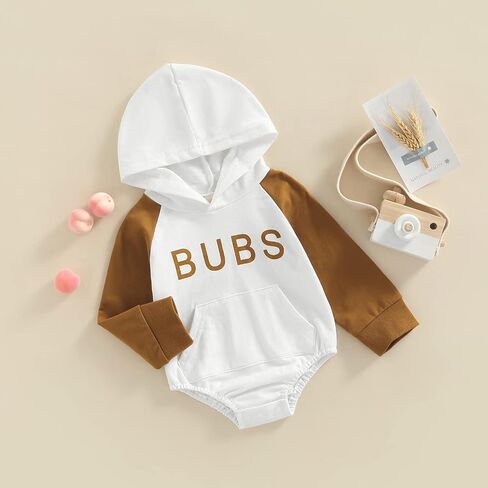 Ayalinggo Baby Sweatshirt Onesie Oversized Romper Crewneck Pullover Hoodie Sweater Infant Boy Girl Fall Winter Outfit in Saudi Arabia