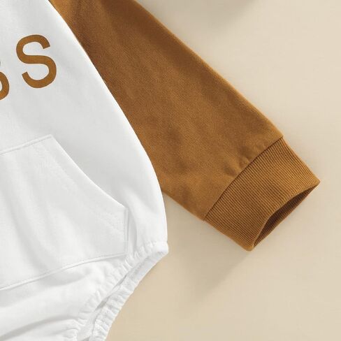 Ayalinggo Baby Sweatshirt Onesie Oversized Romper Crewneck Pullover Hoodie Sweater Infant Boy Girl Fall Winter Outfit in Saudi Arabia