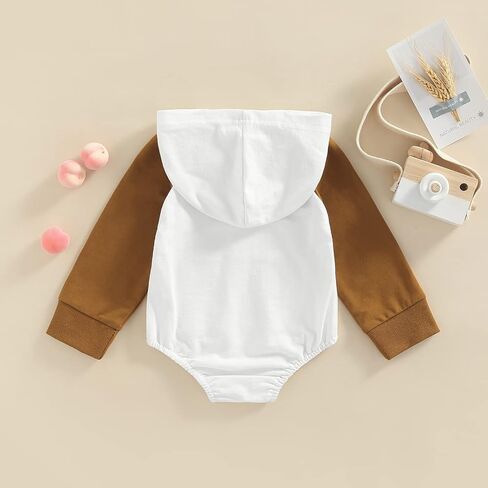 Ayalinggo Baby Sweatshirt Onesie Oversized Romper Crewneck Pullover Hoodie Sweater Infant Boy Girl Fall Winter Outfit in Saudi Arabia