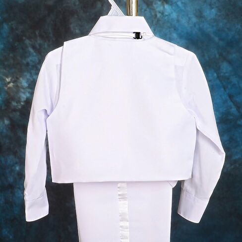 Dressy Daisy Boys 5 Pcs Formal Tuxedo Suits, Baby Toddler Size 3M to 8Y | No Tail, Wedding Christening Outfits, Infant Baptism Set in Saudi Arabia