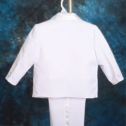 Dressy Daisy Boys 5 Pcs Formal Tuxedo Suits, Baby Toddler Size 3M to 8Y | No Tail, Wedding Christening Outfits, Infant Baptism Set in Saudi Arabia
