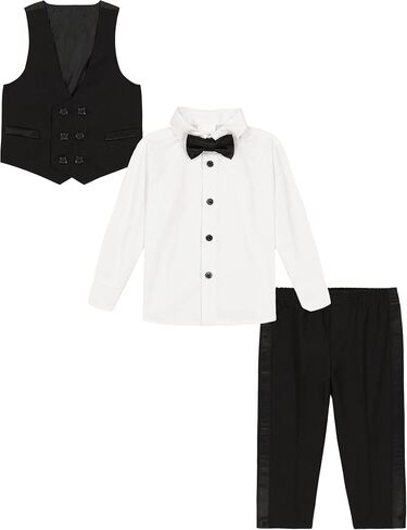 Van Heusen Baby Boys' 4-Piece Formal Set, Vest, Pants, Collared Dress Shirt, and Tie in Saudi Arabia