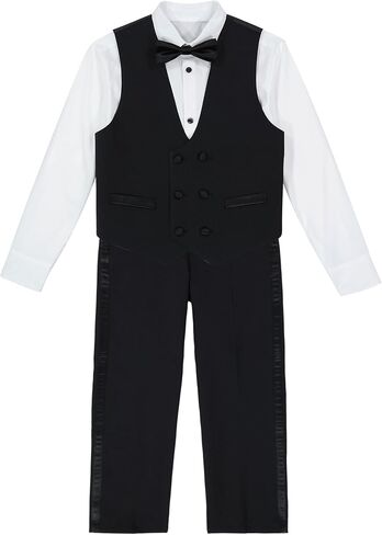 Van Heusen Baby Boys' 4-Piece Formal Set, Vest, Pants, Collared Dress Shirt, and Tie in Saudi Arabia