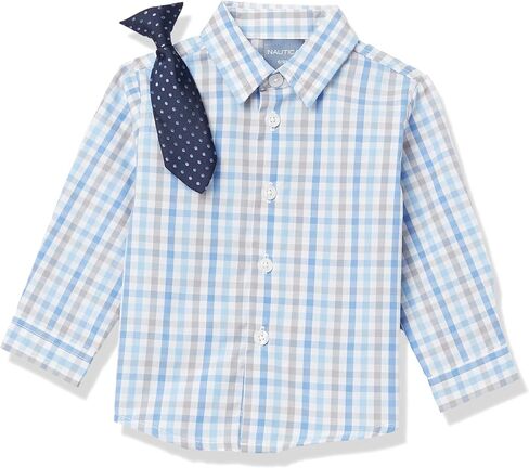 Nautica Baby Boys' 4-Piece Set with Dress Shirt, Vest, Pants, and Tie in Saudi Arabia