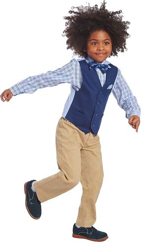 Nautica Baby Boys' 4-Piece Set with Dress Shirt, Vest, Pants, and Tie in Saudi Arabia