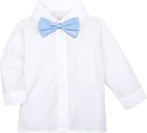 Lilax Baby Boy Gentleman Tuxedo Outfit Infant 4 Piece Set 3-6 Months Blue in Kuwait