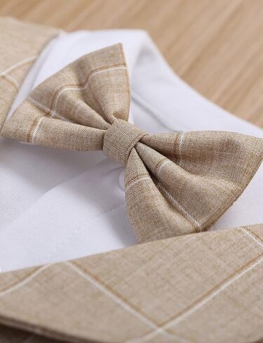 HMD Baby Boy Long Sleeve Gentleman White Shirt Waistcoat Bowtie Tuxedo Onesie Jumpsuit Overall Romper in Saudi Arabia