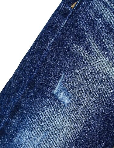 KIDSCOOL SPACE Baby Girl Boy Jeans,Little Kid Elastic Band Inside Ripped Denim Jeans Pants in Saudi Arabia