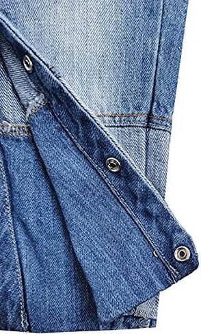 KIDSCOOL SPACE Baby Toddler 2 Buttons Adjustable Straps Fashion Jean Overall in Saudi Arabia