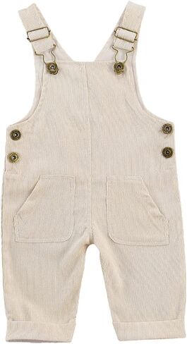 Newborn Baby Boy Girl Summer One Piece Button Suspender Overalls Jumpsuit Sleeveless Plain Romper Outfit Bib Pants in Saudi Arabia
