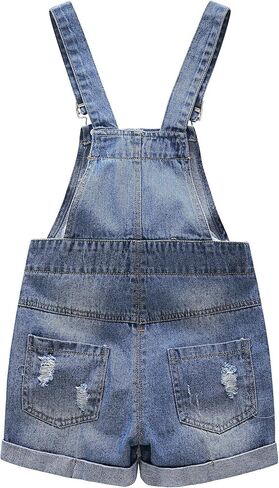 KIDSCOOL SPACE Baby Girl Boy Jean Overalls,Toddler Summer Denim Shortall in Saudi Arabia