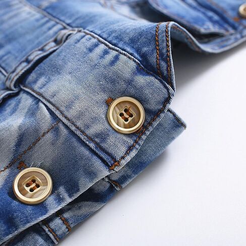 KIDSCOOL Toddler Denim Shorts Overalls Unisex Infant Baby Jean Shortalls | Toddler boys girls denim shortalls, unisex infant baby jean shorts overalls, summer washed bib dungarees, size 6m to 5t in Saudi Arabia