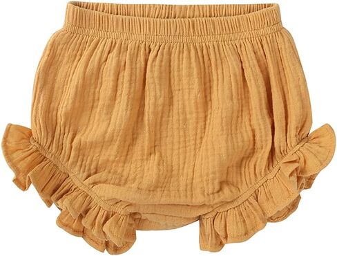 MYGBCPJS Baby Girls Boys 3 Pack Cotton Linen Blend Cute Bloomer Shorts Loose Harem Shorts in Kuwait