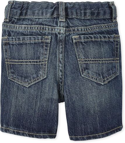 The Children's Place Baby Toddler Boys Shorts, Denim Multi 2-Pack, 12-18 Months in Saudi Arabia