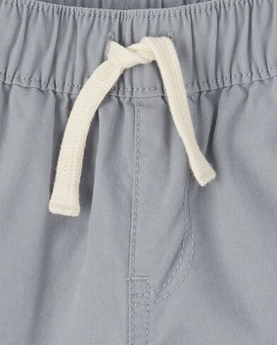 The Children's Place Baby Boys And Toddler Boys Pull on Jogger Shorts,Fin Gray/Flax/Tidal 3 Pack,5T in Kuwait