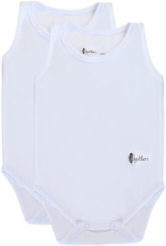 Feathers Baby 100% Cotton Onesies Bodysuit in Kuwait