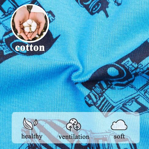 Finihen Boys Boxer Briefs Baby Soft Cotton Toddler Dinosaur Underwear Children Truck Panties in Kuwait