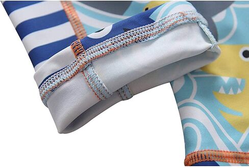 Baby Boys Kids Swimsuit One Piece Toddlers Zipper Bathing Suit Swimwear with Hat in Saudi Arabia