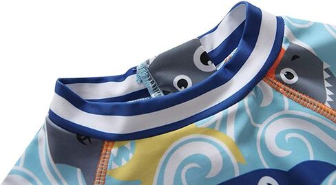 Baby Boys Kids Swimsuit One Piece Toddlers Zipper Bathing Suit Swimwear with Hat in Saudi Arabia