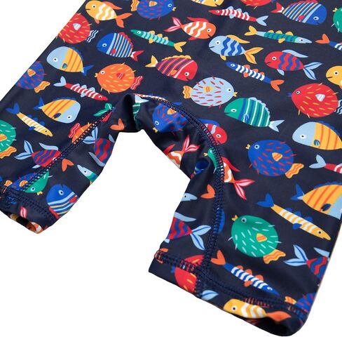 Baby Boy Swimsuit Rash Guard Shirts Toddler Boy Swimwear Full Zipper UPF 50+ Sun Protection Infant One Piece Bathing Suit in Saudi Arabia