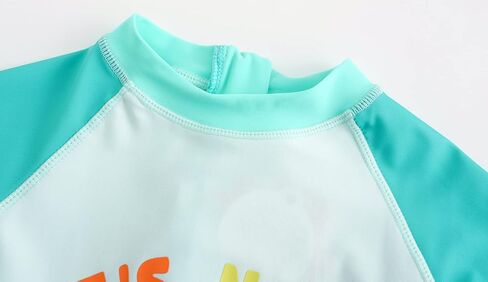 Baby Toddler One-Piece Swimsuit Rashguard Swimwear Zipper Bathing Suit Infant Sunsuit UPF50+ Sun Protection with Hat in Saudi Arabia