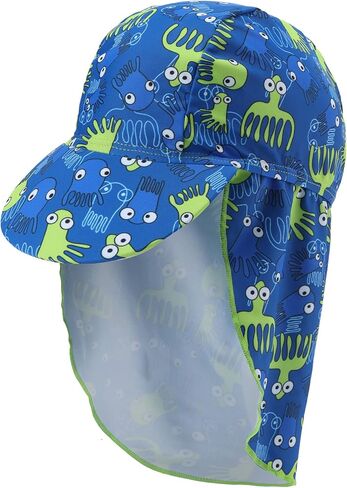 طفل رضيع قطعة واحدة ملابس السباحة Rashguard ملابس السباحة سستة ثوب السباحة الرضع Sunsuit UPF50 + الحماية من الشمس مع قبعة in Kuwait