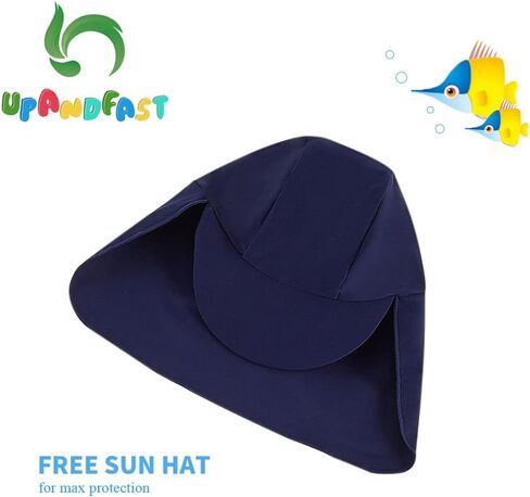 upandfast Baby Boys/Girls Zipper Swimwear with Snap Bottom UPF 50+ Sun Protection Toddler One Piece Swimsuit in Saudi Arabia