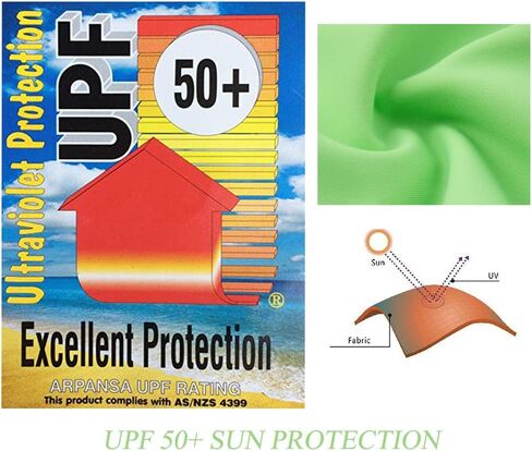 بدلة سباحة للأطفال الأولاد والبنات Rashguard UPF 50+ للحماية من الشمس قطعة واحدة ملابس سباحة للرضع للأطفال الصغار مع قبعة الشمس in Kuwait