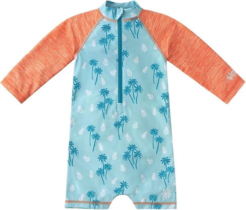 UV SKINZ UPF 50+ Baby Boy's Long Sleeve Swim Romper in Kuwait