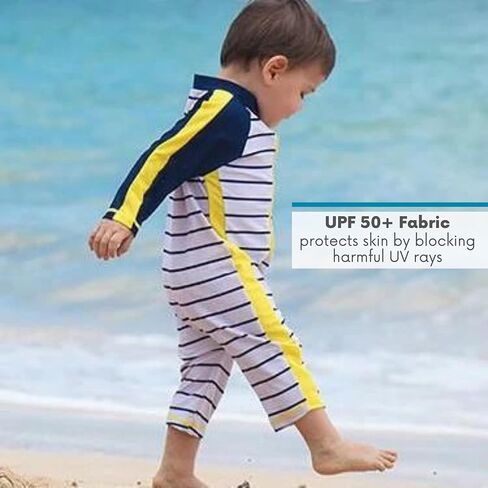 بدلة شمسية للأولاد بأكمام طويلة من SwimZip UPF 50+ (ألوان متعددة) in Saudi Arabia